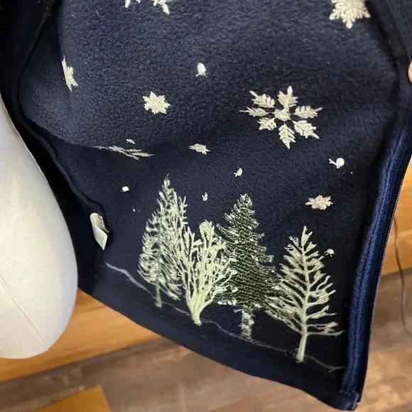 CROFT & BARROW women’s  ZIP UP cardigan jacket Lg winter Christmas soft‎ warm - Picture 5 of 9